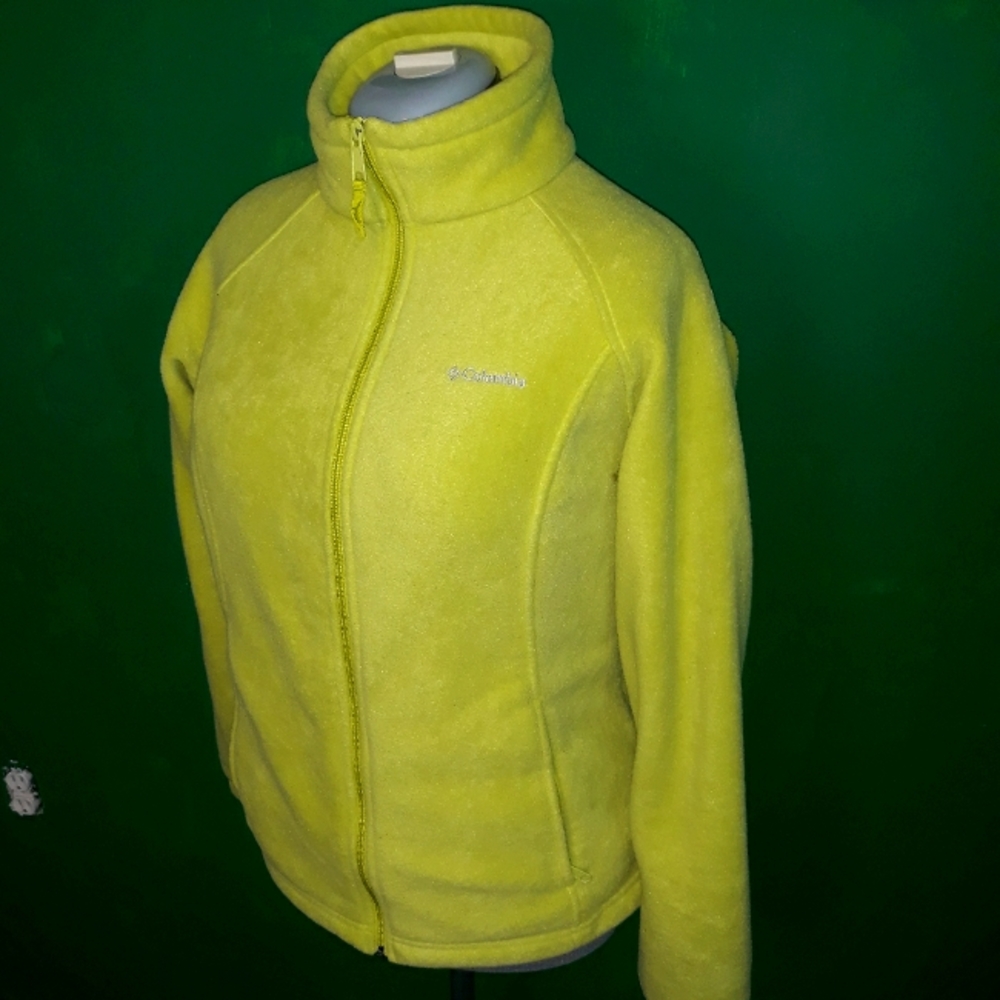 Neon Yellow Fleece Jacket